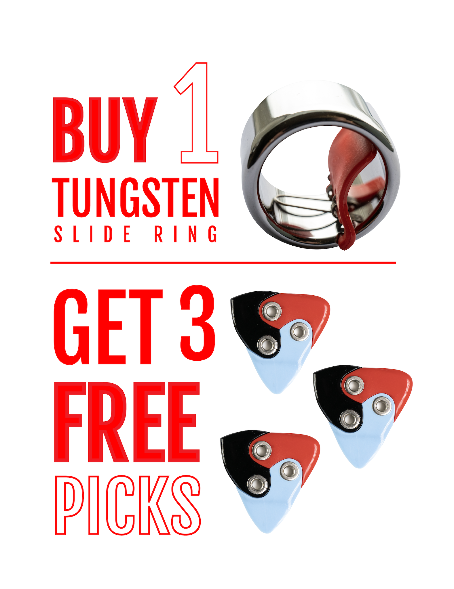 Free Pick Special: Buy 1 slide and get 3 free Asteroid picks - Black ...